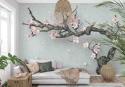 3D Aged Care Retirement Home Gerocomium Rest Home Floral Tree Wall Mural Wallpaper 32