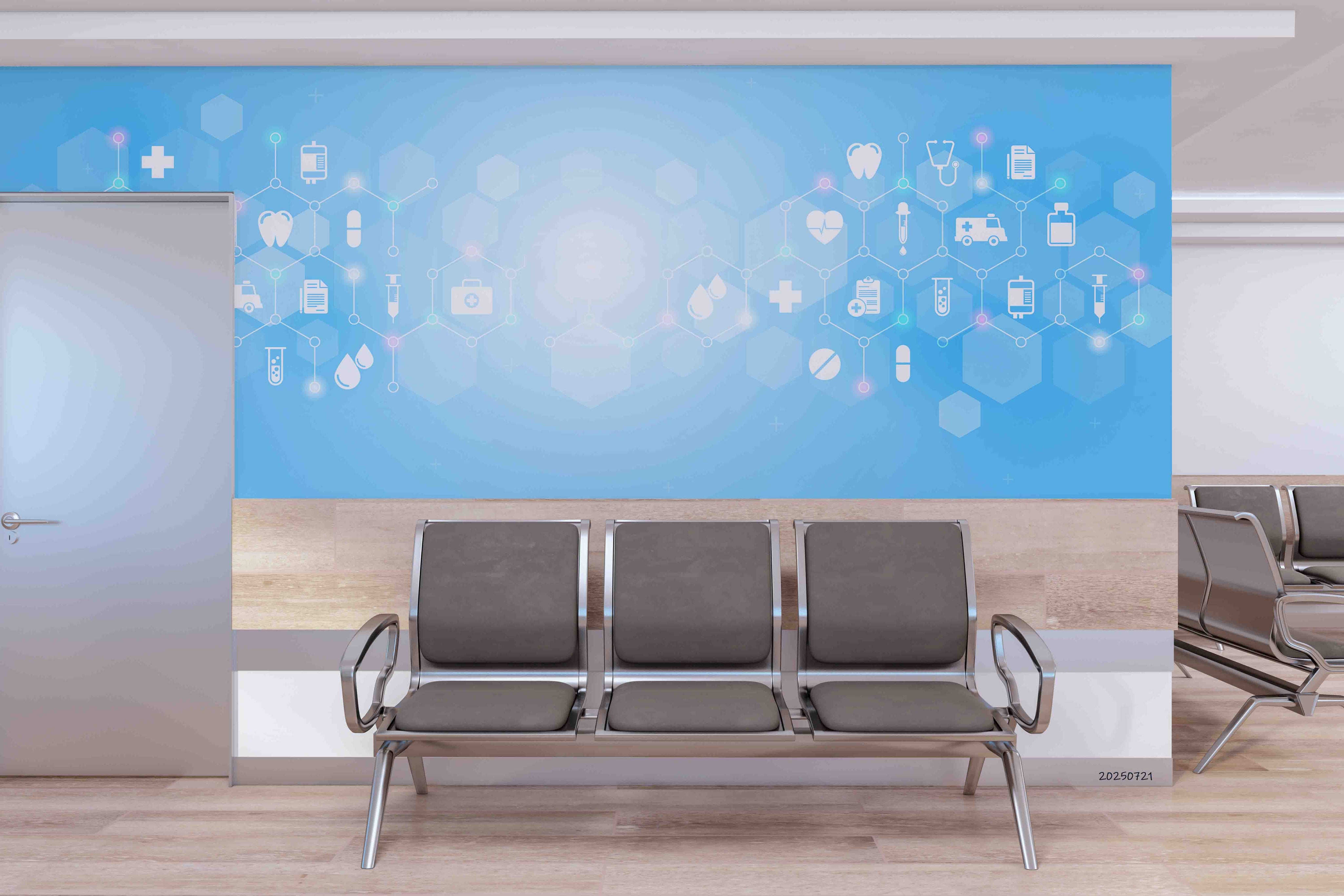 3D Clinic Hospital Rehabilitation Center Medical Healthcare Wall Mural Wallpaper 24