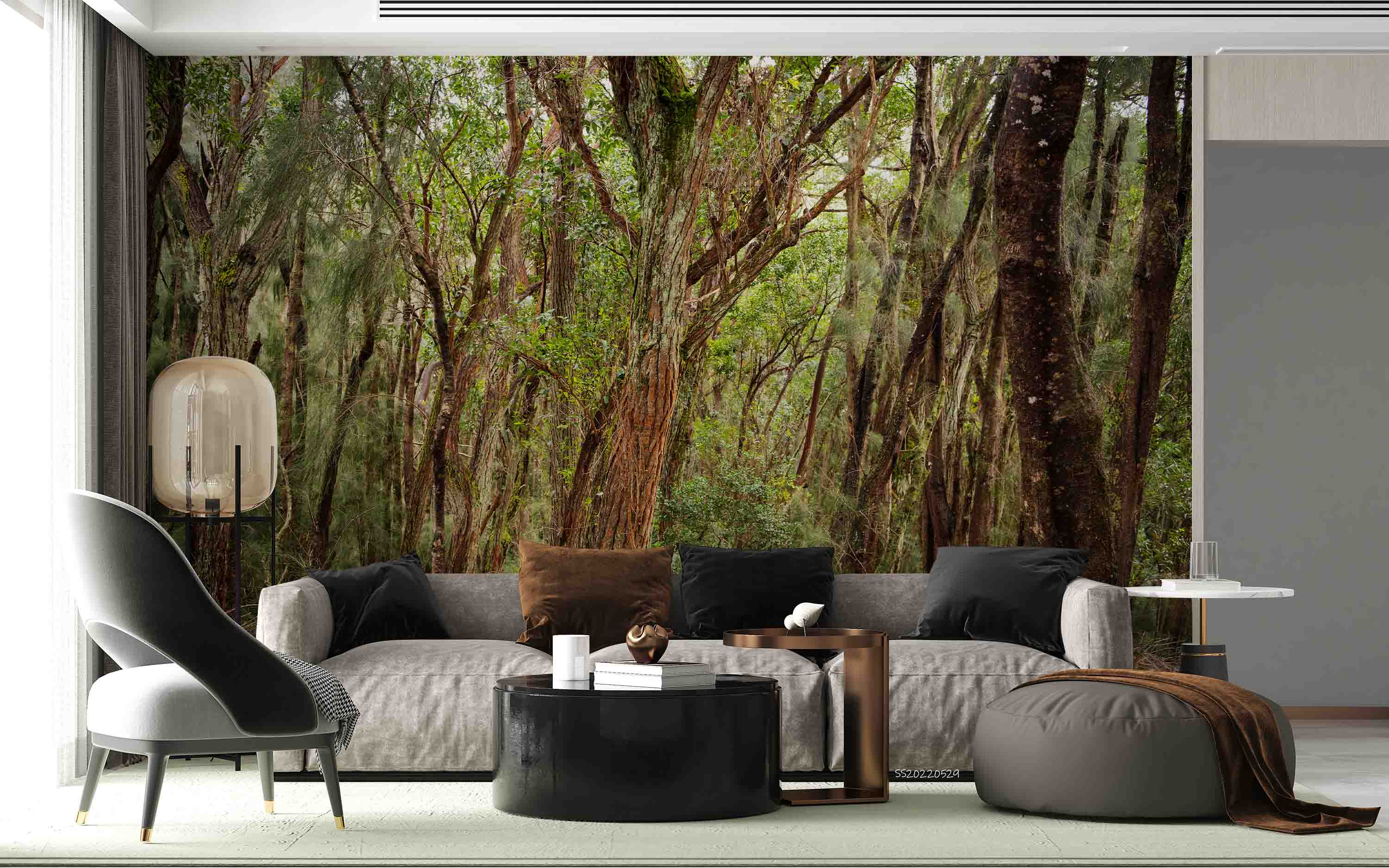 3D Strange Ironwood Forest Wall Mural Wallpaper GD 4286- Jess Art Decoration