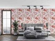 3D Watercolor Summer Peonies Background Wall Mural Wallpaper GD 4188- Jess Art Decoration
