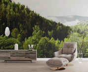 3D Sky Green Forest Mountains Nature Scenery Wallpaper Wall Mural Wall Decor Wall Art Wall Sticker Remoable Wallpaper LQH
