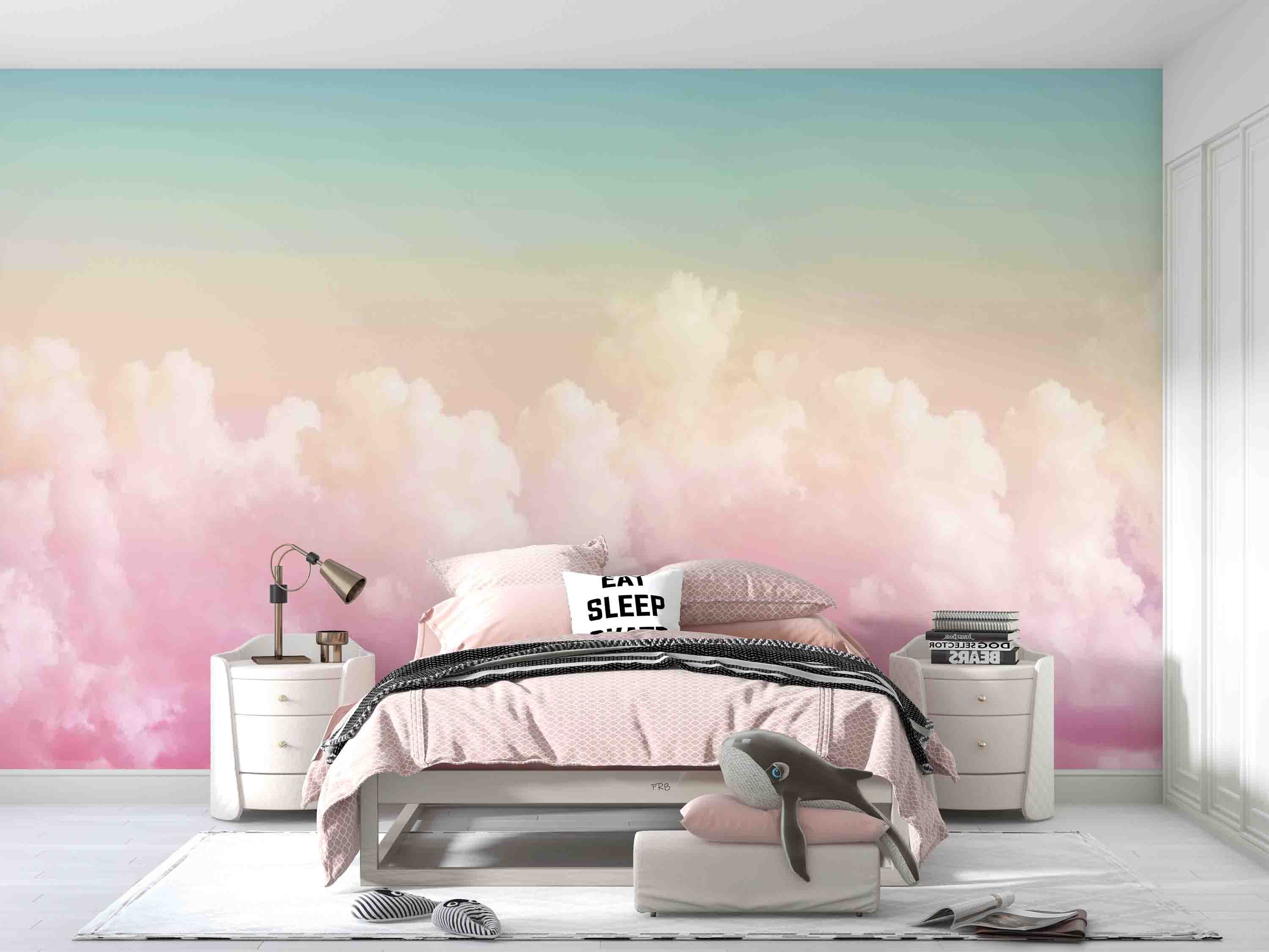 3D Colorful Sky Cloud Scenery Wall Mural Wallpaper GD 4530- Jess Art Decoration