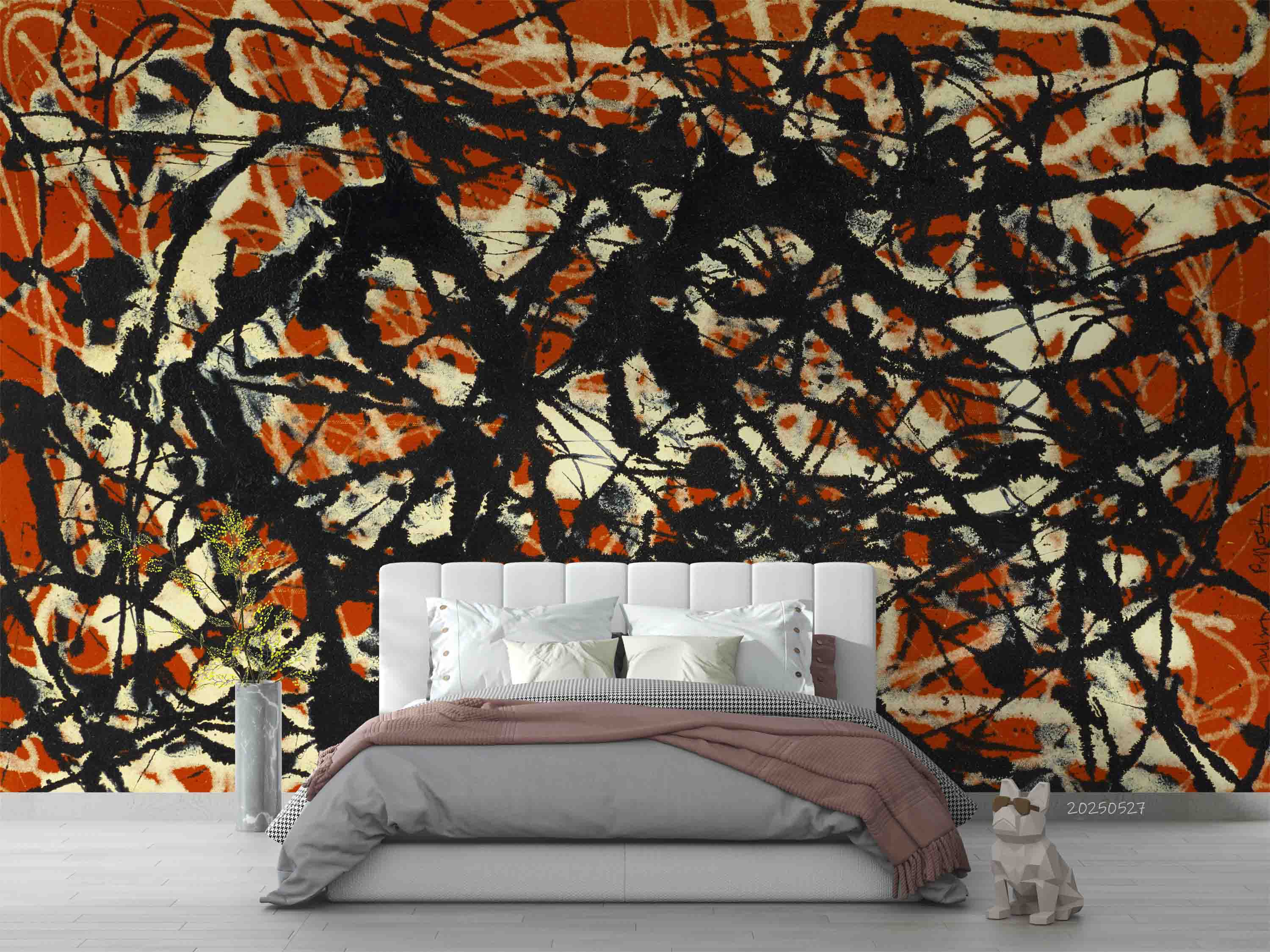 3D Artist's Abstract Painting Graffiti Artwork Wallpaper Wall Mural Wall Decor Wall Art Wall Sticker Remoable Wallpaper 4