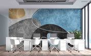 3D Office Business Commerce Geometric Lines Wall Mural Wallpaper 19