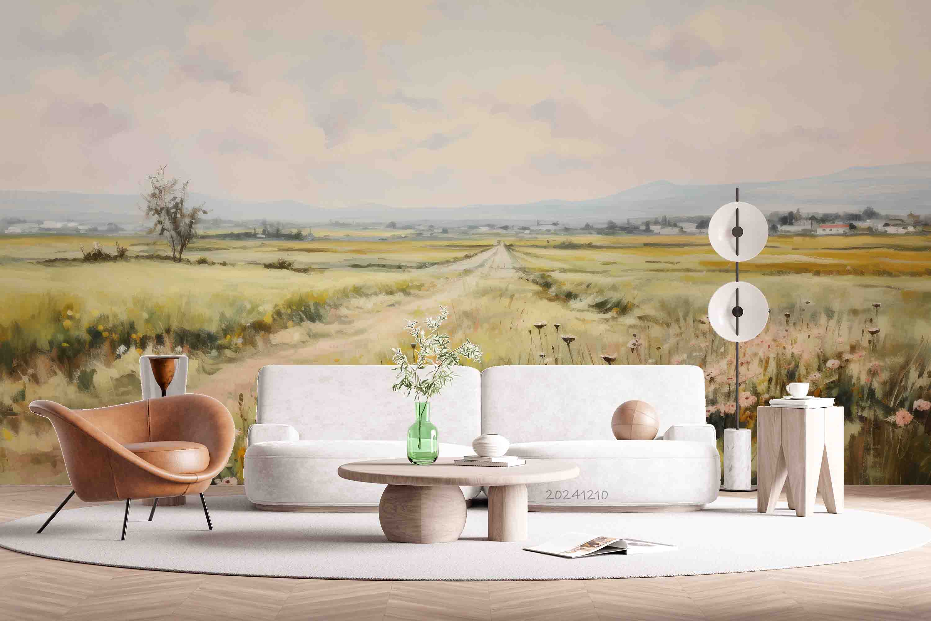 3D Nature Landscape Oil Painting Wallpaper Wall Mural Wall Decor Wall Art Wall Sticker Remoable Wallpaper LQH 36
