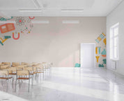 3D School STEM Science Lab Classroom Teaching Aid Wall Mural Wallpaper 0