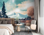 3D Hand Drawn Landscape Oil Painting Wallpaper Wall Mural Wall Decor Wall Art Wall Sticker Remoable Wallpaper 2