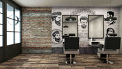 3D Barber Shop Hair Salon Haircut Specialist Wall Mural Wallpaper 2