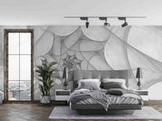 3D Abstract Fractal Background Gray Wall Mural Wallpaper GD 4236- Jess Art Decoration