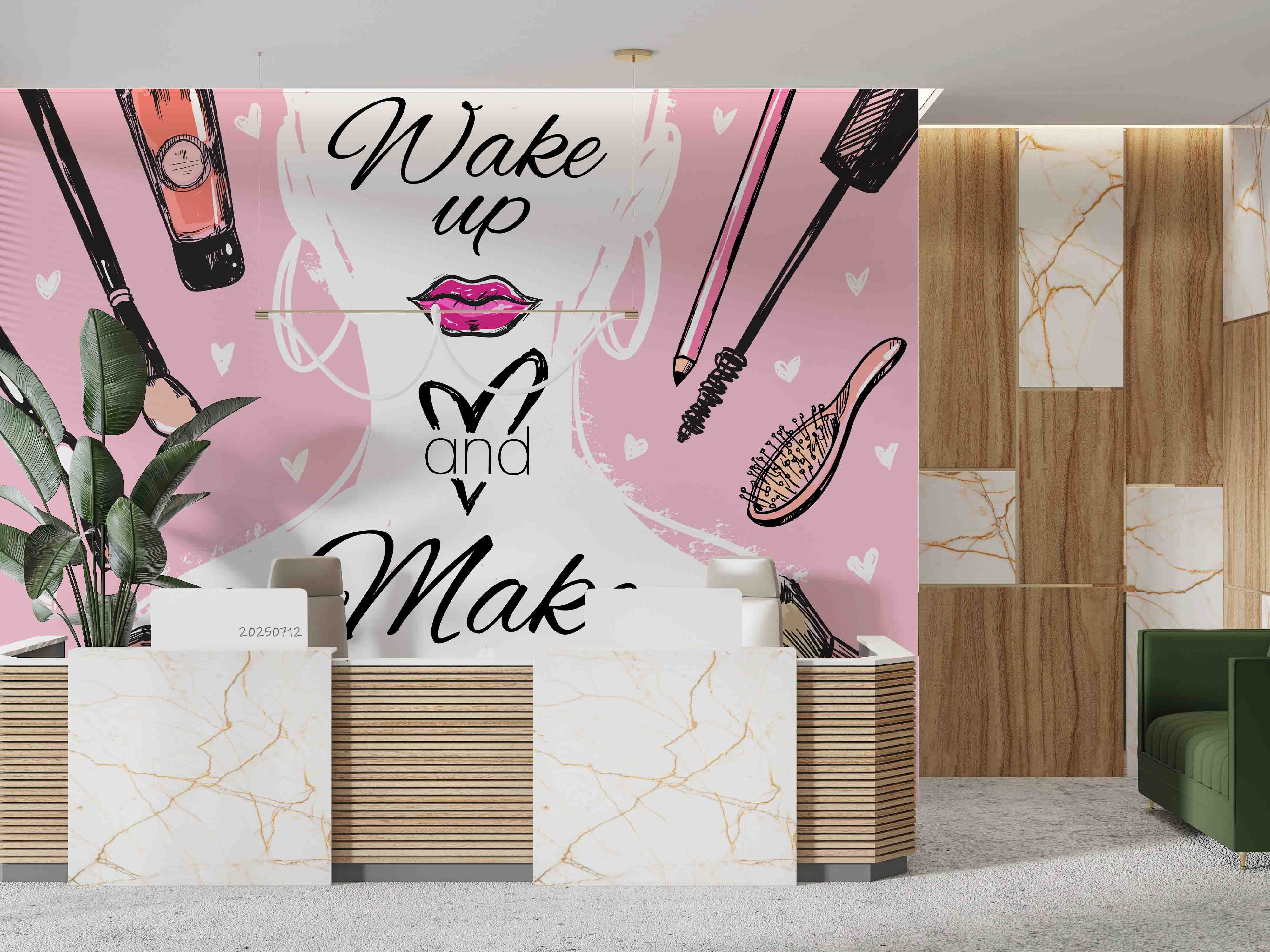 3D Salon Shop Beauty Salon Manicure Set Manicure Tools Wall Mural Wallpaper 28