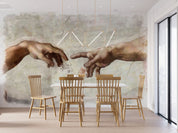 3D Freehand Sketching Hand Crack Wall Mural Wallpaper YXL 2671