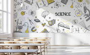 3D School STEM Science Lab Classroom Teaching Aid Wall Mural Wallpaper 19