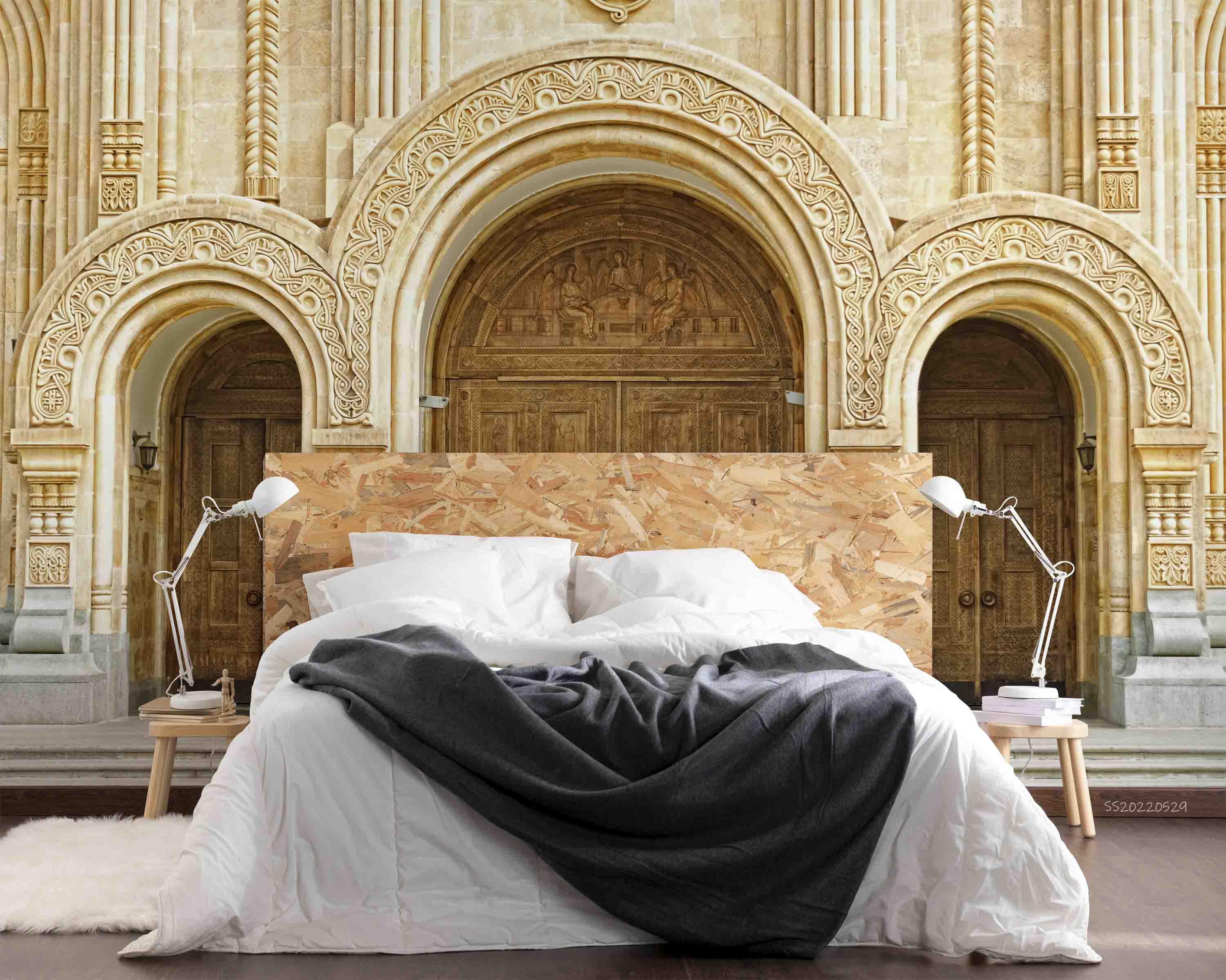 3D Orthodox Cathedral Holy Trinity Georgia Tbilisi Wall Mural Wallpaper GD 4361- Jess Art Decoration