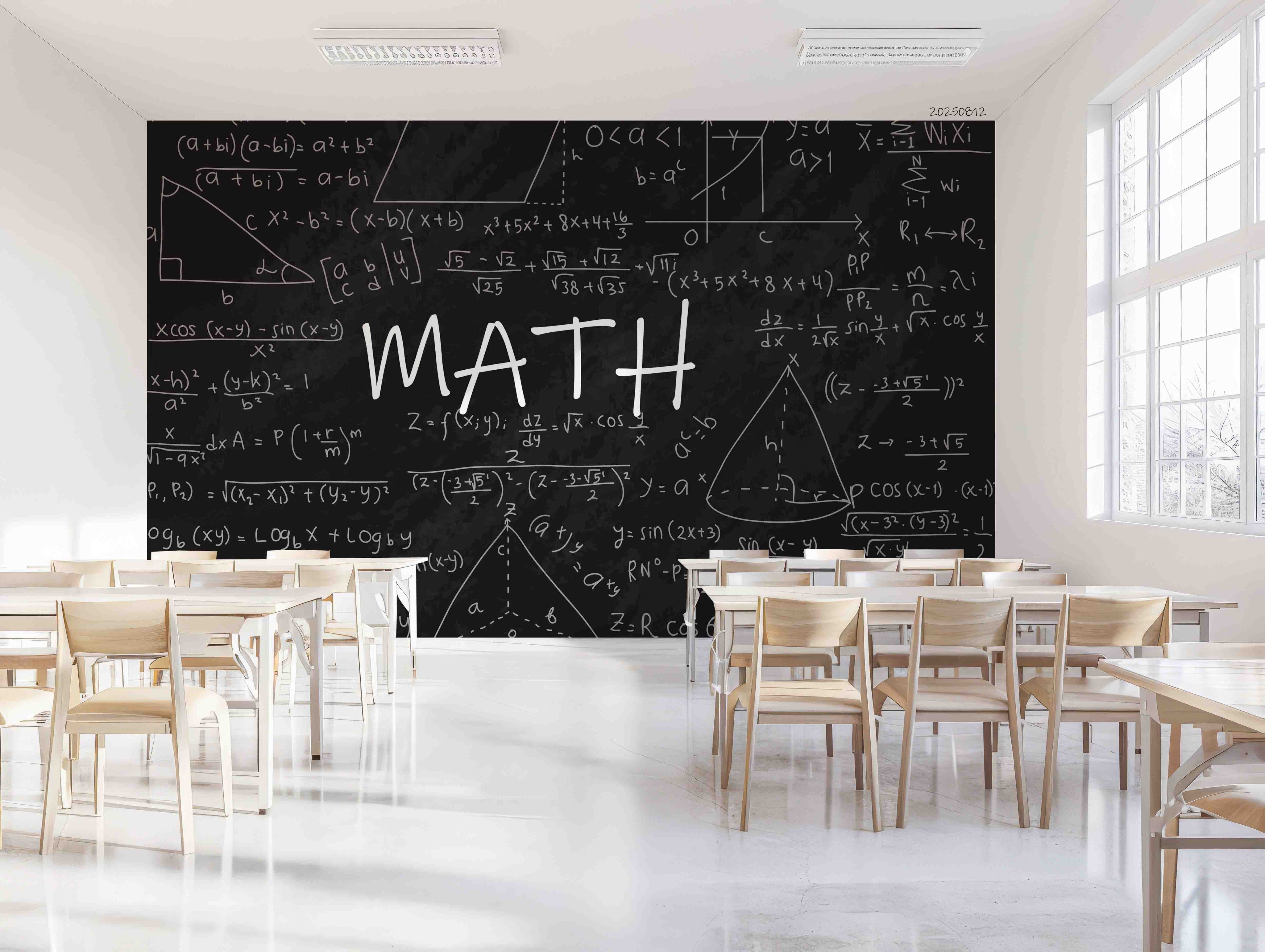 3D School STEM Science Lab Classroom Teaching Aid Math Wall Mural Wallpaper 31