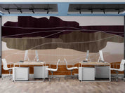 3D Office Business Commerce Mountain Clouds Wall Mural Wallpaper 12