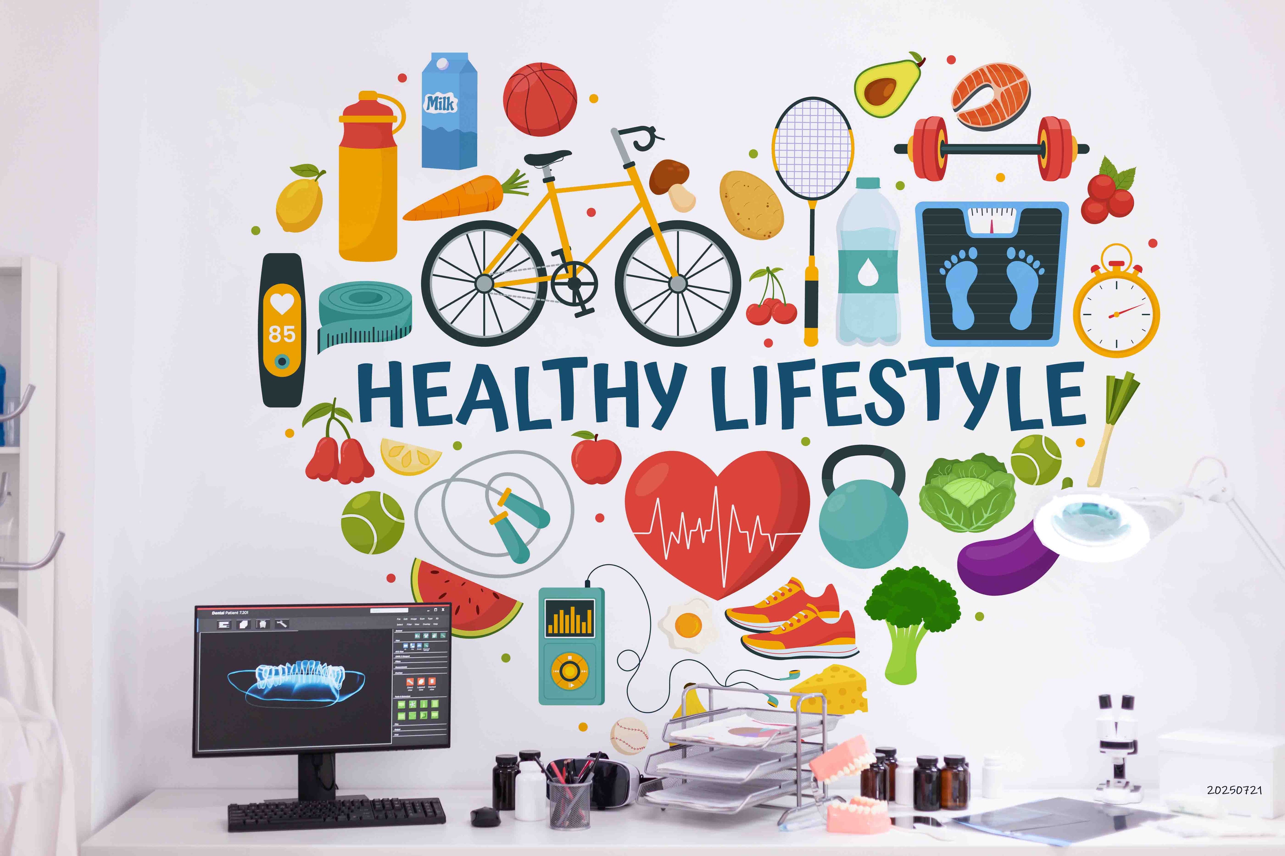 3D Clinic Hospital Rehabilitation Center Medical Healthcare Wall Mural Wallpaper 16