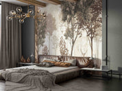 3D Hotel Inn Motel Hostel Resort Manor Scenery Forest Wall Mural Wallpaper 11