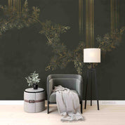 3D Abstract Gold Branch Leaf Wallpaper Wall Mural Wall Decor Wall Art Wall Sticker Remoable Wallpaper LQH