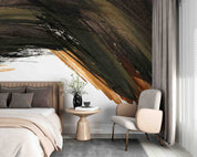 3D Abstract Brown Graffiti Wallpaper Wall Mural Wall Decor Wall Art Wall Sticker Remoable Wallpaper LQH 11