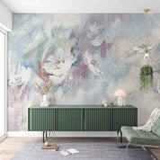 3D Oil Painting Floral Oriental Trunk Wall Mural Wallpaper YXL 132