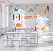 3D School STEM Science Lab Classroom Teaching Aid Wall Mural Wallpaper 39