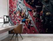 3D Person Sports Climbing Wall Mural Wallpaper YXL 121