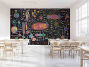 3D School STEM Science Lab Classroom Teaching Aid Chemistry Wall Mural Wallpaper 3