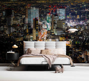 3D Urban Night Scene of Tokyo Japan Wallpaper Wall Mural Wall Decor Wall Art Wall Sticker Remoable Wallpaper 50