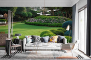 3D Tree Grassland Floral Green Wall Mural Wallpaper YXL 3068