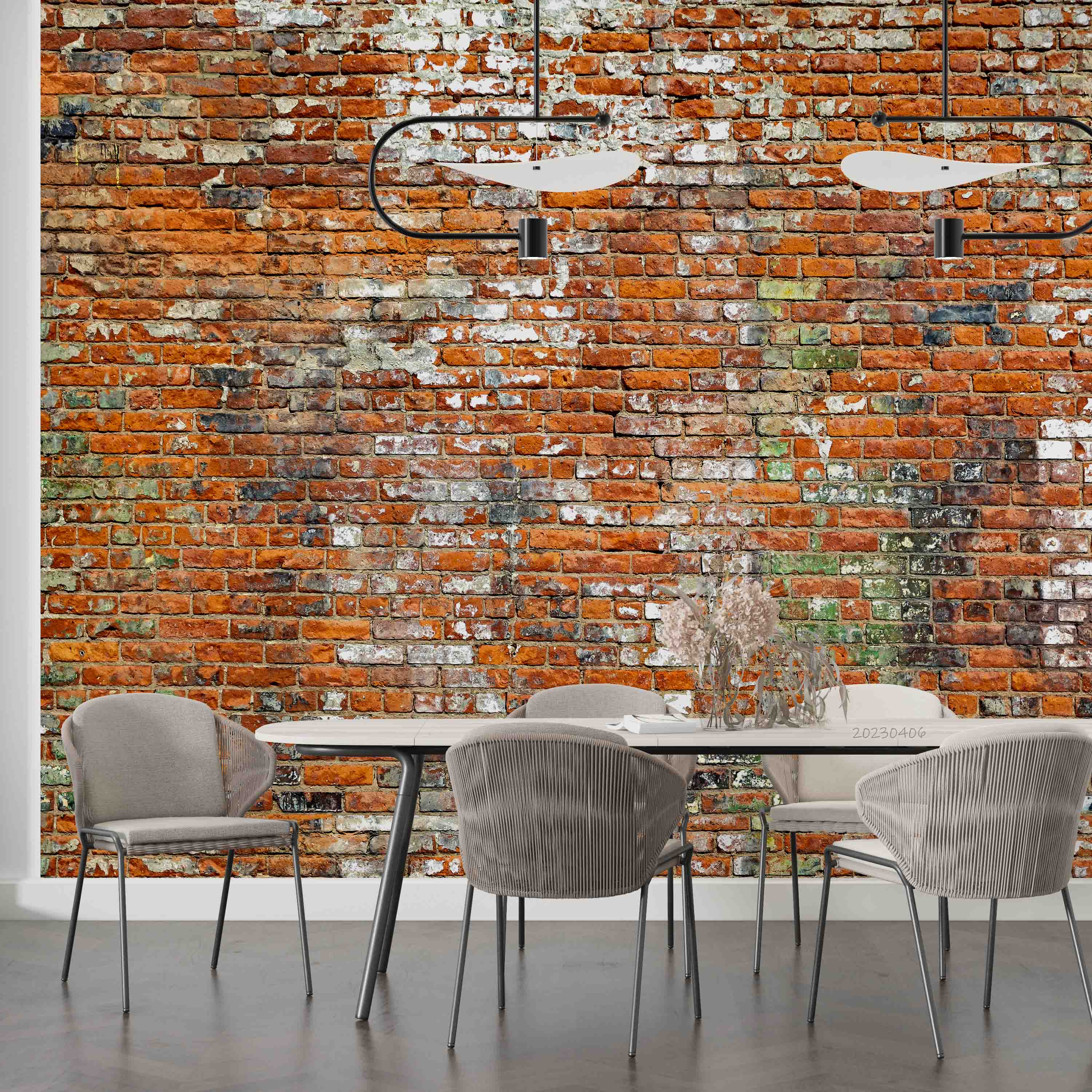 3D Old Red Brick Wall Texture Wall Mural Wallpaper GD 5620- Jess Art Decoration