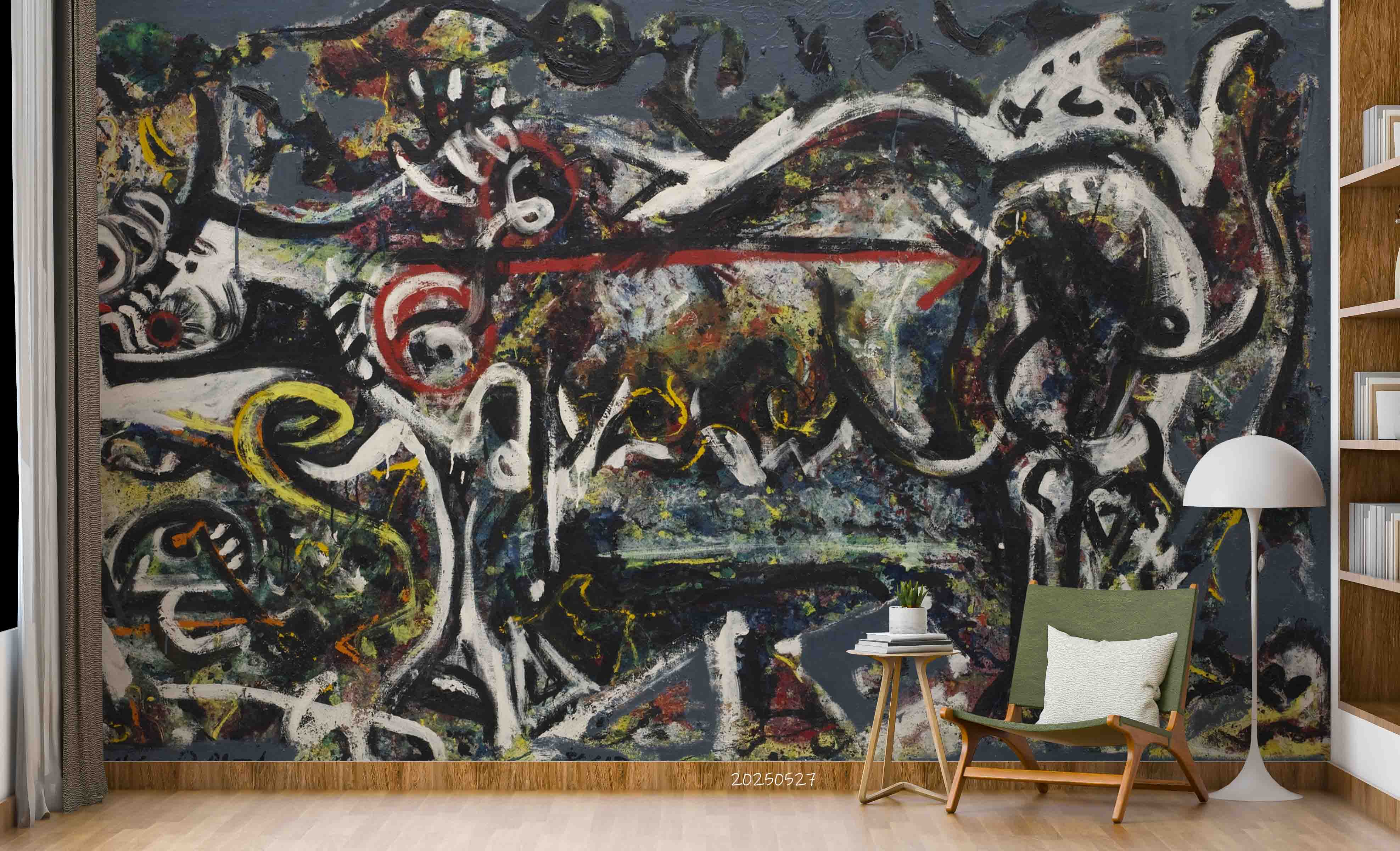 3D Artist's Abstract Painting Graffiti Artwork Wallpaper Wall Mural Wall Decor Wall Art Wall Sticker Remoable Wallpaper 37