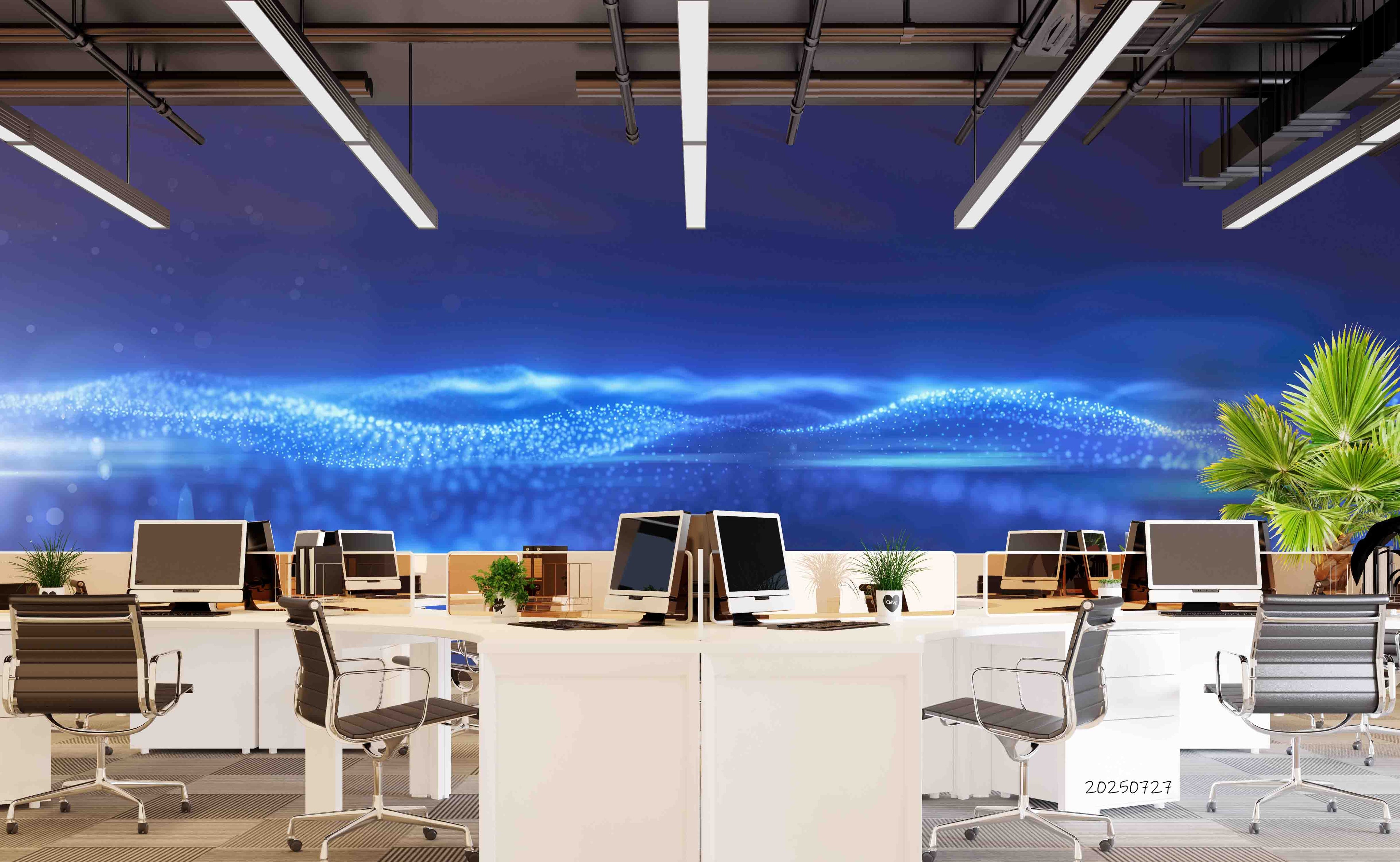 3D Office Business Commerce Technology Wall Mural Wallpaper 35