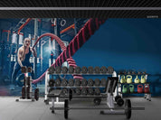 3D Gym Fitness Gymnasium Wall Mural Wallpaper 41