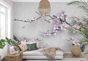 3D Aged Care Retirement Home Gerocomium Rest Home Floral Tree Wall Mural Wallpaper 33