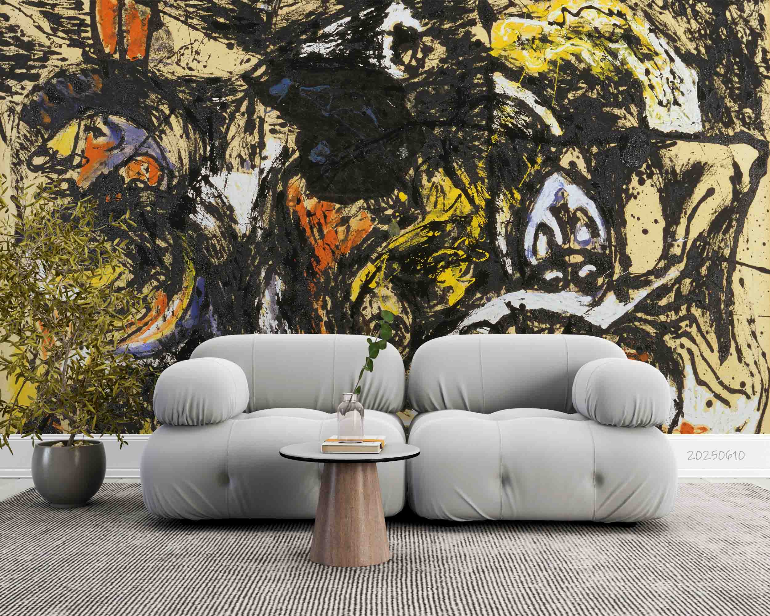 3D Artist's Abstract Painting Graffiti Artwork Wallpaper Wall Mural Wall Decor Wall Art Wall Sticker Remoable Wallpaper 70