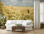 3D Wheat Field Golden Wheat Ears Wallpaper Wall Mural Wall Decor Wall Art Wall Sticker Remoable Wallpaper