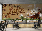 3D Restaurant Snack Bar Coffee Shop Wall Mural Wallpaper 36