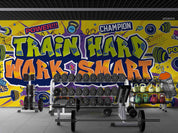 3D Gym Fitness Wall Mural Wallpaper 6