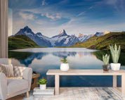 3D Beautiful Snow Mountain Lake Nature Scenery Wall Mural Wallpaper GD 4691- Jess Art Decoration