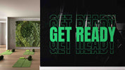 3D Gym Girl Boxing Letter Wall Mural Wallpaper YXL 1782