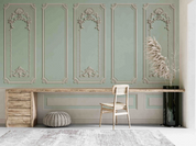 3D Wood Grain Rectangle Wall Mural Wallpaper YXL 1193