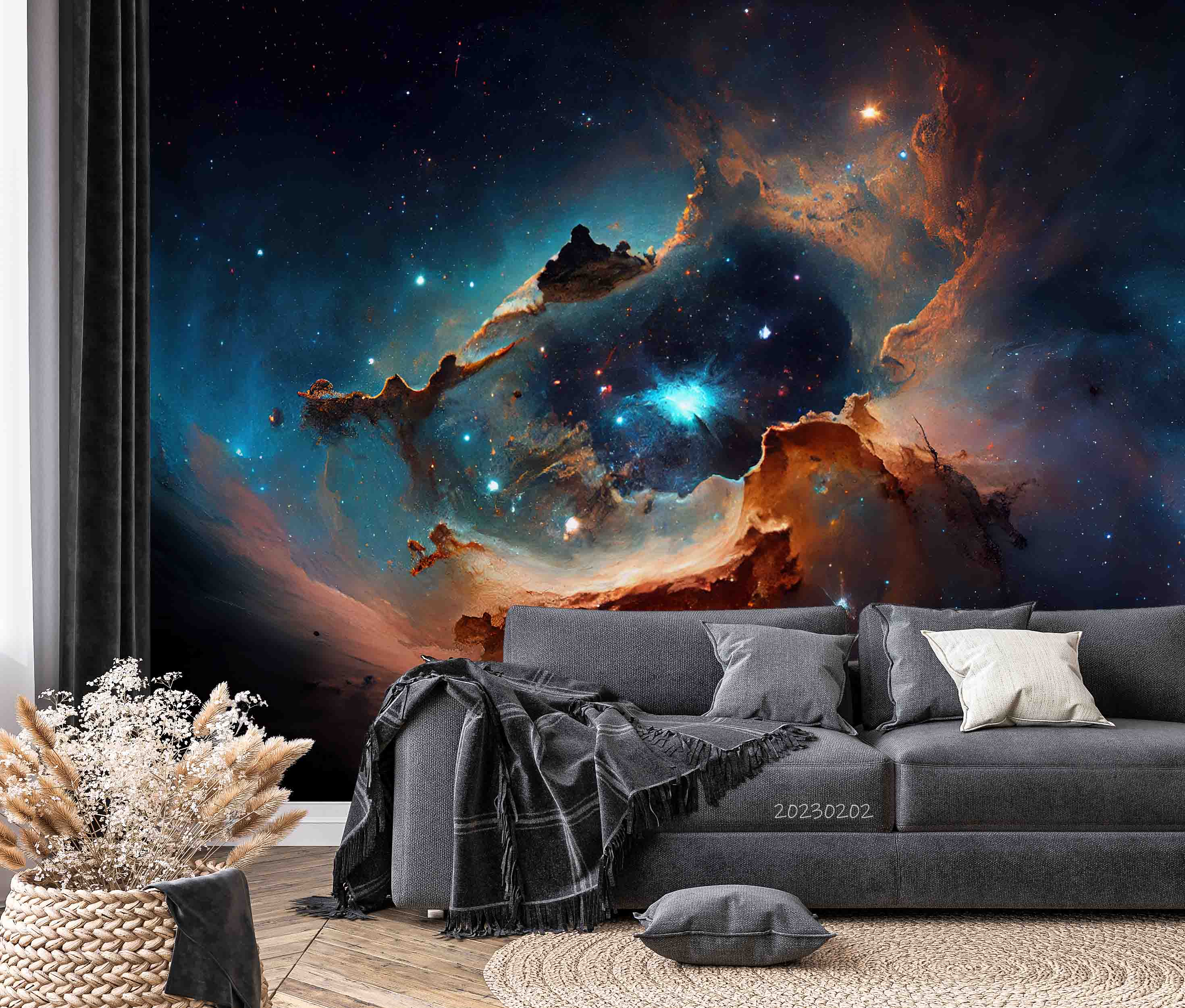 3D Abstract Universe Sunlight Star Wall Mural Wallpaper YXL 42- Jess Art Decoration