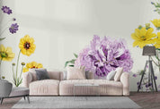3D Colorful Floral Border Wall Mural Wallpaper GD 3453- Jess Art Decoration