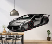Car Gray Racing Wallpaper racing & cars wall mural for garage, game room or entertainment space - view 4