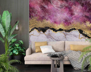 3D Aged Care Retirement Home Gerocomium Rest Home Marble Pink White Wall Mural Wallpaper 28