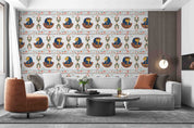 3D Egyptian Tefnut Pattern Background Wallpaper Wall Mural Wall Decor Wall Art Wall Sticker Remoable Wallpaper LQH