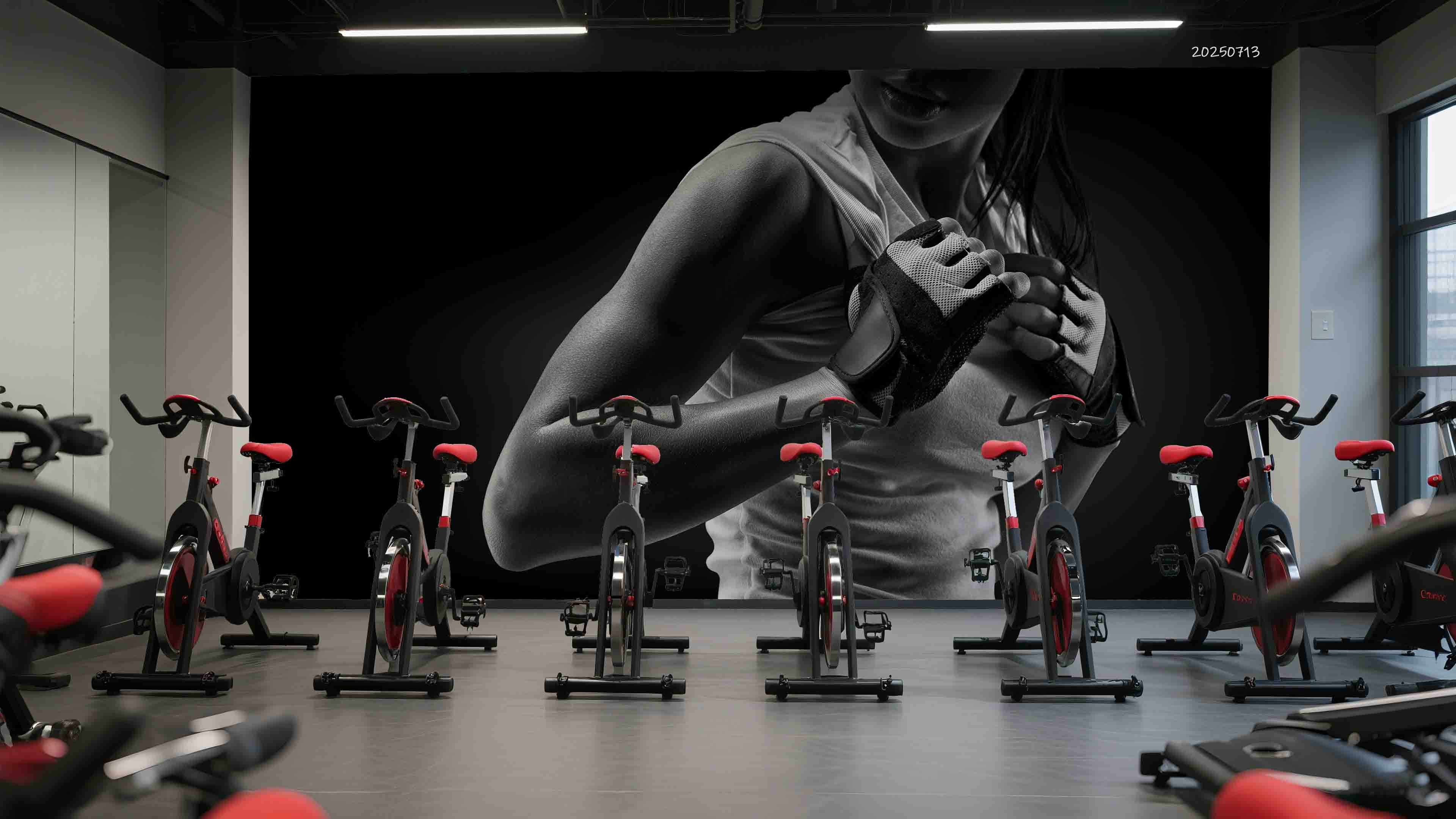 3D Gym Fitness Gymnasium Wall Mural Wallpaper 63