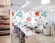 3D Salon Shop Beauty Salon Nail Salon Wall Mural Wallpaper 25