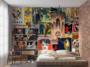 3D Cartoon Figure Book Wall Mural Wallpaper YXL 20- Jess Art Decoration