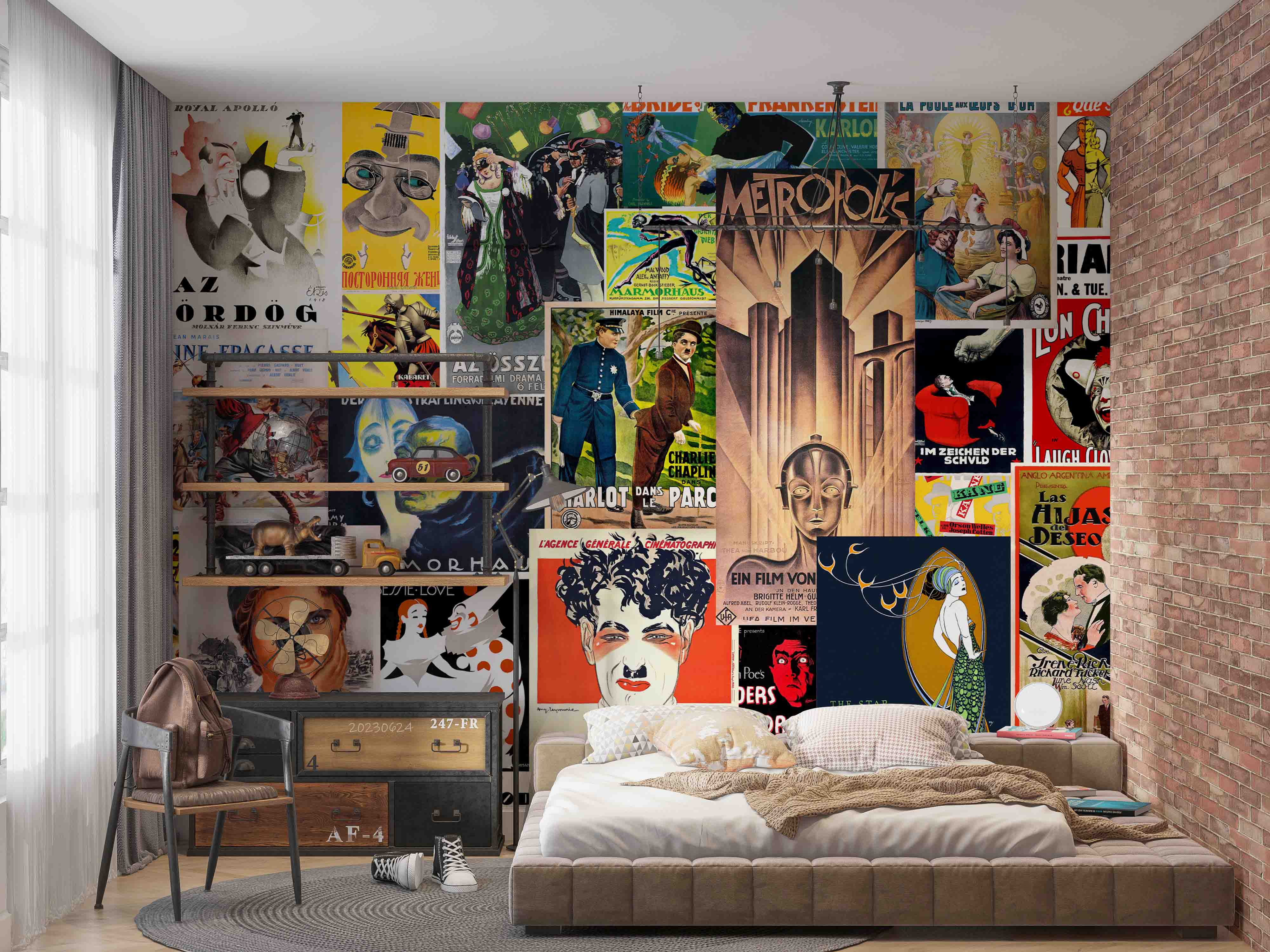 3D Cartoon Figure Book Wall Mural Wallpaper YXL 20- Jess Art Decoration